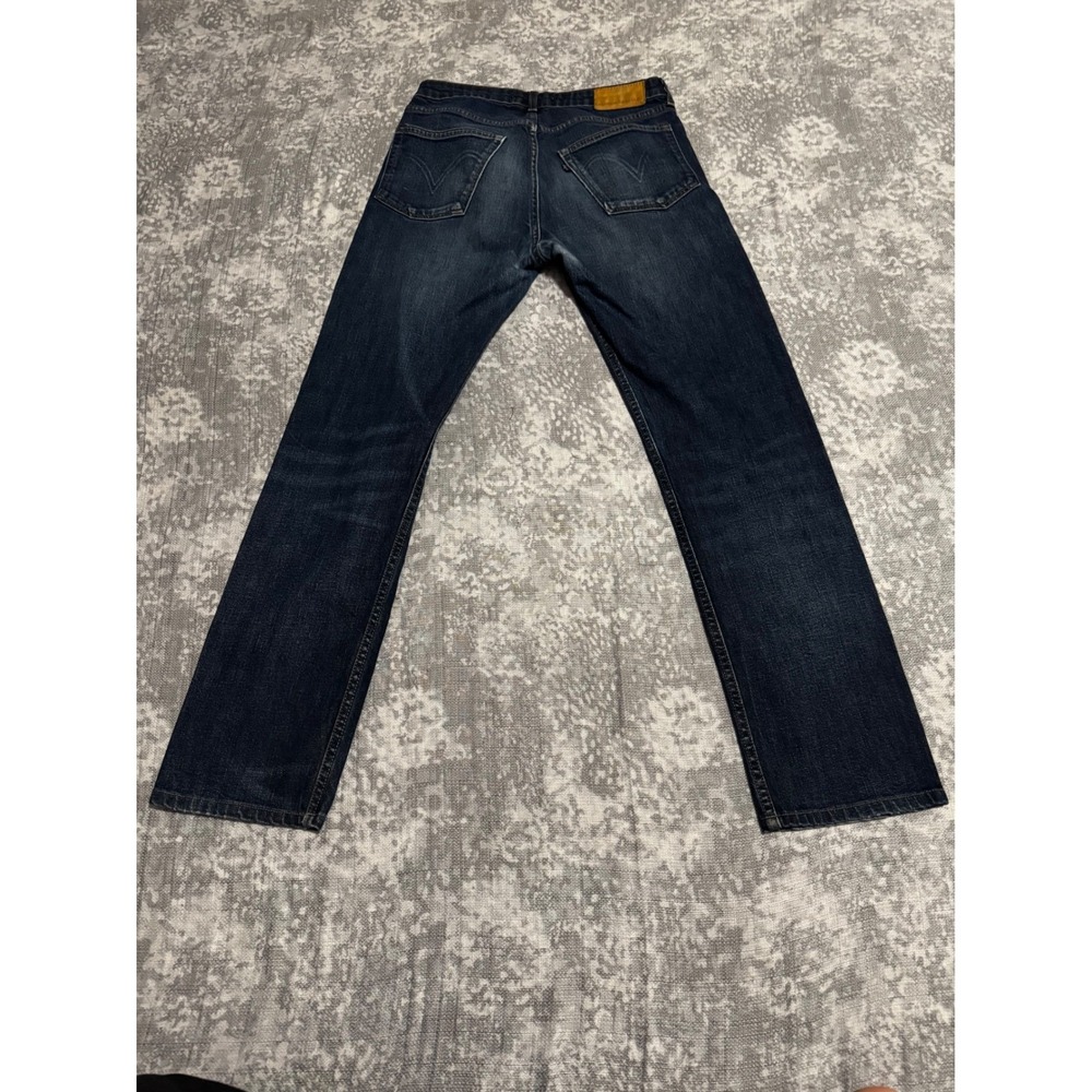 Levi's Made Crafted Tack Slim Dark Wash Denim Jeans Men's W31 L32 Blue Tab - Picture 8 of 8
